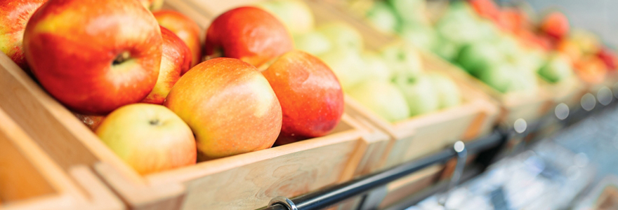 étalage pour fruits et légumes